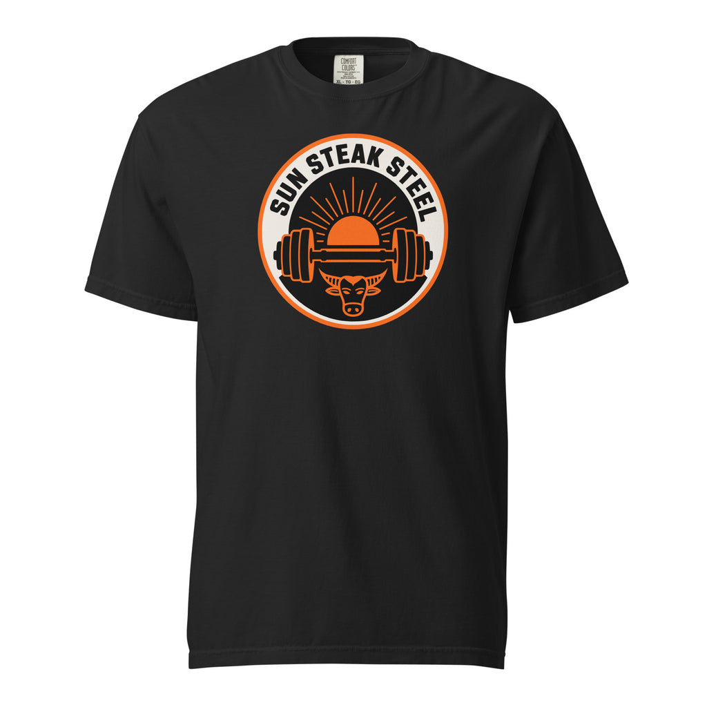 sss badge tee mockup longhorn